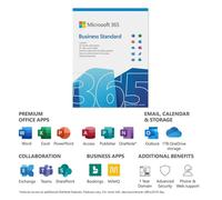Logiciel - Microsoft - 365 Business Standard - 1 utilisateur - 1 an - Multilingue