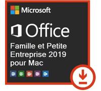 Logiciel - Microsoft - Office 2019 - Famille et Petite Entreprise - MAC OS - Téléchargement