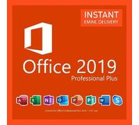 Logiciel - Microsoft - Office 2019 Pro Plus - Licence permanente - 1 utilisateur - Windows 7 ou ultérieur
