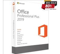 Logiciel - Microsoft - Office 2019 PRO - Téléchargement - Compatible Windows 10 - 18 mois d'abonnement