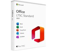 Logiciel - Microsoft - Office 2021 LTSC Standard - Mac - Clé licence à télécharger - Applications bureautiques