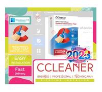 Logiciels - CCLEANER - 2023 - Windows 10/8.1/7 - Version 32/64 bits - À télécharger
