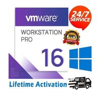 Logiciels - VMware - Workstation 16 Pro -Clé Licence a vie - Téléchargement - Windows, Linux - Virtualisation avancée