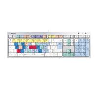 Logickeyboard LKB-CBASE-CWMU-UK Clavier USB QWERTY Anglais Britannique Multicolore - Claviers (Standard, avec Fil, USB, Clavier mécanique, QWERTY, Multicolore)