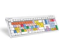Logickeyboard LKB-LOGXP2-CWMU-UK - Standard - Câblé - USB - Commutateur mécanique - QWERTY - Multifonctions Logickeyboard