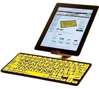 Logickeyboard LKB-LPBY-BTON-DE Clavier Bluetooth QWERTZ Français Noir