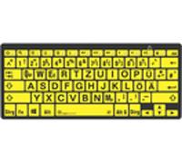 Logickeyboard LKB-LPBY-BTPC-FR Clavier Bluetooth QWERTZ Allemand Noir