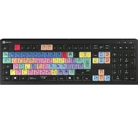 Logickeyboard LKB-PPROCC-A2PC-FR - USB - Commutateur à clé à ciseaux - QWERTY - LED - Noir - Souris incluse