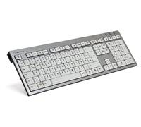 Logickeyboard SKB-AJPU-FR - Standard - filaire - USB - QWERTY - Aluminium - Blanc