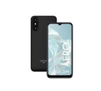 Logicom - Aero - Smartphone 4G Débloqué - Écran 6,5’ - HD+ IPS - 64 Go + 256 Go - 2 Go RAM, Android 14 - Double SIM - Batterie 5000 mAh - Reconnaissance Faciale - USB-C - Wi-FI - Bluetooth