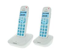 Logicom Confort 250 Duo Téléphone Sans Fil Sans Répondeur Blanc Senior