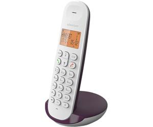Logicom ILOA 150 Téléphone Fixe sans Fil sans Répondeur - Solo - Téléphones analogiques et dect - Aubergine