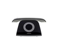 Logicom Téléphone fixe sans fil Retro 2 DECT Noir