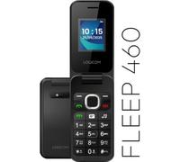 Logicom Téléphone portable Fleep 460 – 4G Double nano SIM 1,77" 128 Mo Noir
