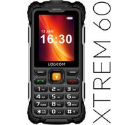 Logicom Téléphone portable basique Xtrem 60 2,4" 4G Double nano SIM 128 Mo Noir