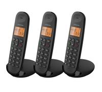 Logicom Téléphone sans Fil Trio Mains Libres ILOA 350 avec Écran Portée 300m