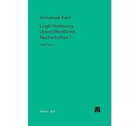 Logik-Vorlesungen. Unveröffentlichte Nachschriften I