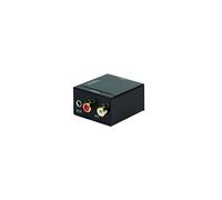 Logili ca0102 coaxial et toslink convertisseur audio analogique l r sur table, circuit de bruit libre transferts noir nk