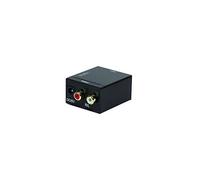 Logili ca0102 coaxial et toslink convertisseur audio analogique l r sur table, circuit de bruit libre transferts noir nk