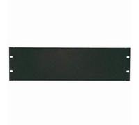 Plaque obturatrice 19', 4 U, noir (RAL9005)