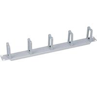 LOGILIGHT 48,3 cm/48,3 cm 1HE kabelführungspanel avec 5 Shackle-Grey en Acier trempé