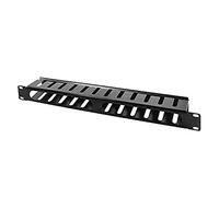 LogiLight 48,3 cm/48,3 cm Câble Panneau Rack 1 unité avec Housse Noir