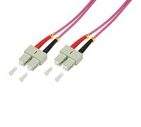 LogiLight Câble Patch Fibre de Verre (OM4 50/125µ SC/SC 10 m
