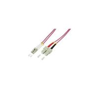 LogiLight fibre optique oM4 câble patch 50/125 duplex lC/sC bleu clair 7,5 m
