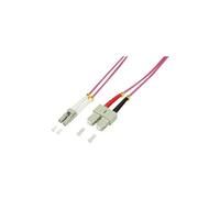Logilight fibre optique om4 câble patch 50 125µ lc-sc 1 m fp4ls01