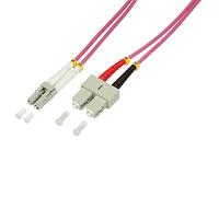 LogiLight Fibre Optique OM4 câble Patch 50/125µ SC LC - 3 m