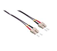 LogiLight Jarretiere Optique Câble Ethernet Fibre Optique oM4 Patch 50125µ, LC-St 1,0 m