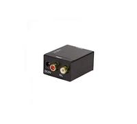 Logililogilink ca0102 coaxial et TOSLINK Convertisseur audio analogique L/R sur table, Circuit de bruit libre transferts Noir NKAdaptateur analogique L/R vers Coax + Toslink noir