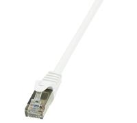 LogiLink 0.5m Cat.6 F/UTP câble de réseau Blanc 0,5 m Cat6 F/UTP (FTP)
