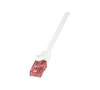 LogiLink 0.5m Cat.6 U/UTP câble de réseau Blanc 0,5 m Cat6 U/UTP (UTP)