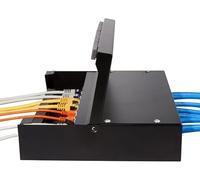 Logilink 057294 Panneau de Distribution 8 ou 12 Ports Keystone Noir