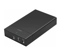 LOGILINK 078954 Boîtier externe USB-C 3.2 Gen 1 pour HDD/SSD SATA de 2,5" et 3,5" Noir