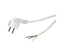 LogiLink Câble d'alimentation Schuko – Blanc