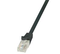 LogiLink 10m Cat.5e U/UTP RJ45 câble de réseau Noir Cat5e U/UTP (UTP)