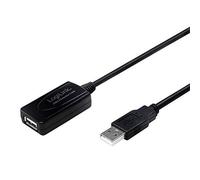 LogiLink 10m USB A Male to A Female USB 2.0 Repeater Cable