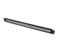 LogiLink panneau 19" 1U PN111B G ventilé noir