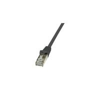 LogiLink 1m Cat.5e F/UTP câble de réseau Noir Cat5e F/UTP (FTP)