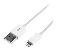 LogiLink 1m, Lightning - USB Blanc