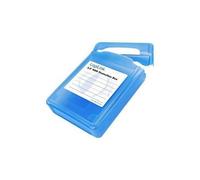 LogiLink 3.5" HDD Protection Box for 1 HDD - Étui de protection de disque dur - bleu