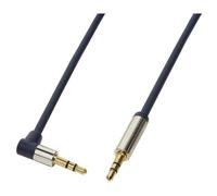 LogiLink 3.5mm - 3.5mm 1m câble audio 3,5mm Bleu