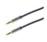LogiLink 3.5mm - 3.5mm 1m câble audio 3,5mm Bleu