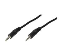 LogiLink 3.5mm - 3.5mm, 2m câble audio 3,5mm Noir