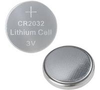 LogiLink CR2032B10 Lot de 10 Piles Bouton au Lithium 3 V Argenté