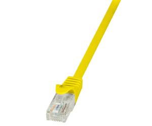 LogiLink 3m Cat.5e U/UTP câble de réseau Jaune Cat5e U/UTP (UTP)