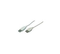 USB - Logilink - Cable, USB 2.0, male/female, grey, 3M