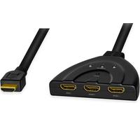 LogiLink 4K HDMI Splitter/Switch bidirectionnel Pigtail noir